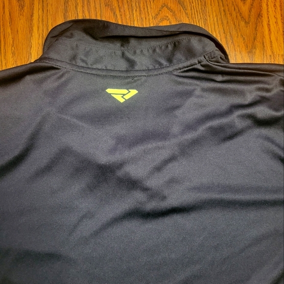 FXR Polo Shirt Men’s XL Black Yellow/Green Logo Performance Outdoor Wear A94 - Picture 6 of 6
